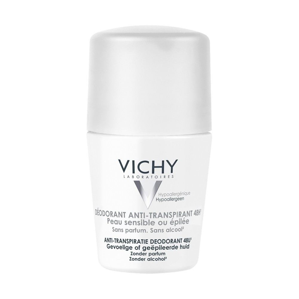 VICHY Déodorant Anti-Transpirant 48h Peaux Sensibles – 50 ml | BigPara Tunisie
