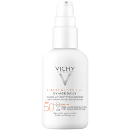 Vichy Capital Soleil Crème Solaire Visage UV Age Daily SPF 50+ | BigPara Tunisie