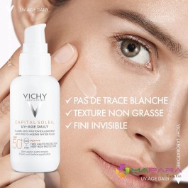 Vichy Capital Soleil Crème Solaire Visage UV Age Daily SPF 50+ | BigPara Tunisie