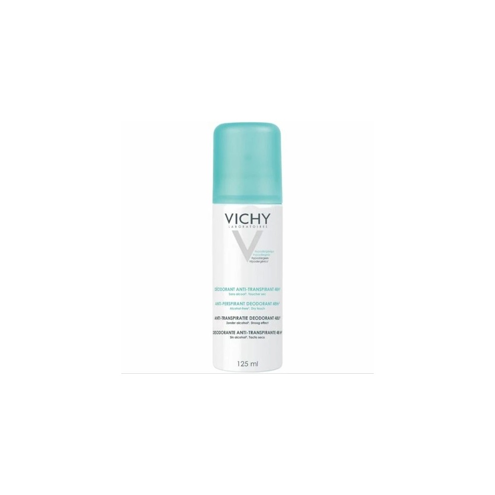 VICHY Déodorant Anti-Transpirant 48h Aérosol – 125 ml | BigPara Tunisie