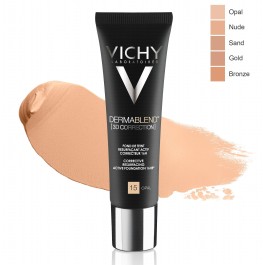VICHY Dermablend Fond De Teint Fluide Correcteur 16h Teinte 15 OPAL 30ml | BigPara Tunisie