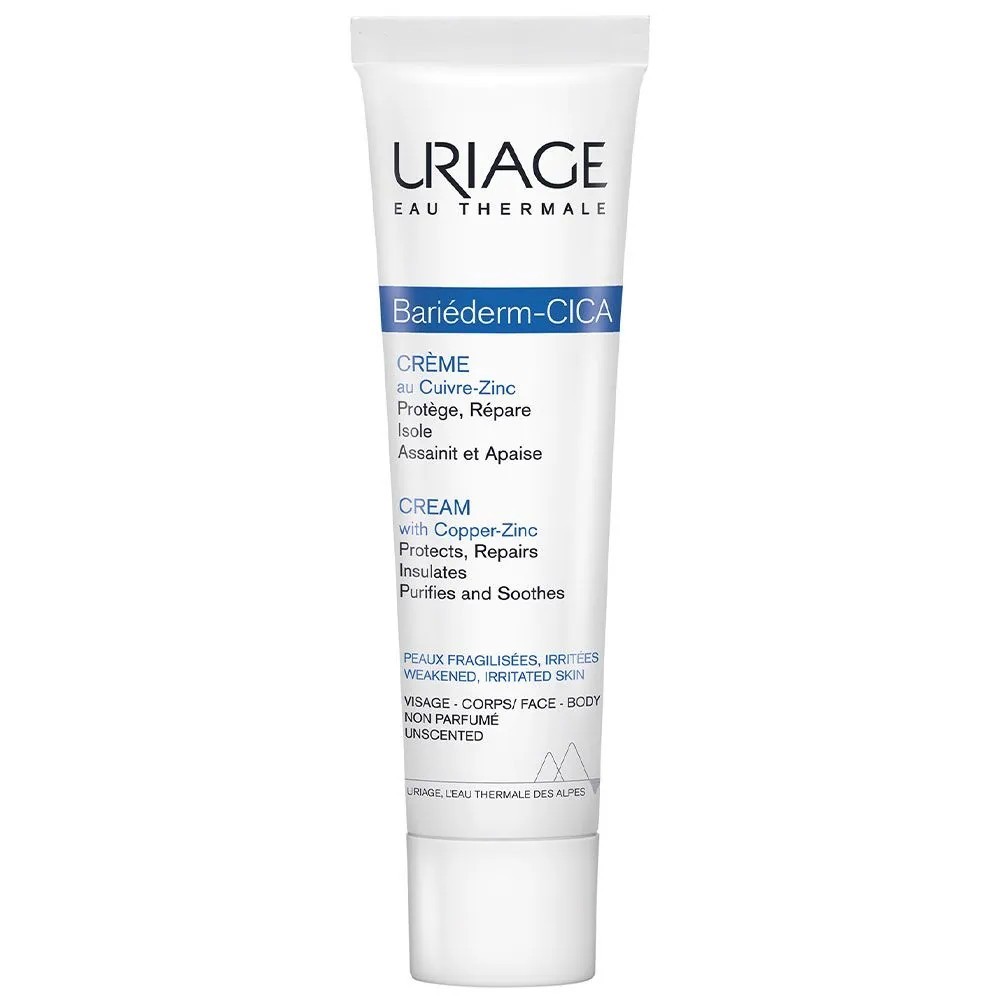 Uriage Bariéderm Cica Crème Cuivre-Zinc Réparatrice Peaux Abimées 40 ml | BigPara Tunisie