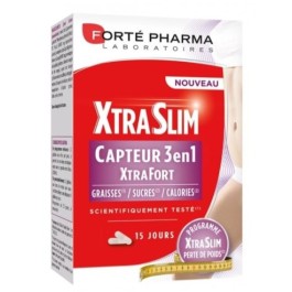 FORTE PHARMA XTRASLIM CAPTEUR 3EN1 XTRAFORT (GRAISSES / SUCRES/ CALORIES) B/60 GELULES | BigPara Tunisie