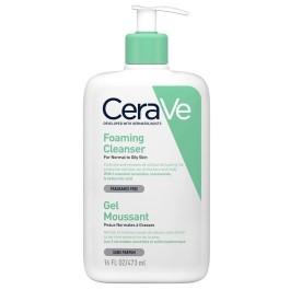 CeraVe Gel Moussant Nettoyant Peaux Normales a Grasses 473ml | BigPara Tunisie