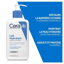 CeraVe Lait Hydratant Peaux Sèches à Très Sèches 236ml | BigPara Tunisie
