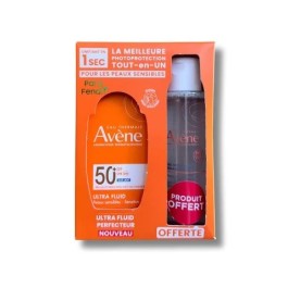 Avène Fluide Teinté SPF50+ 50 ml + Eau Micellaire 100 ml (offerte) | BigPara Tunisie