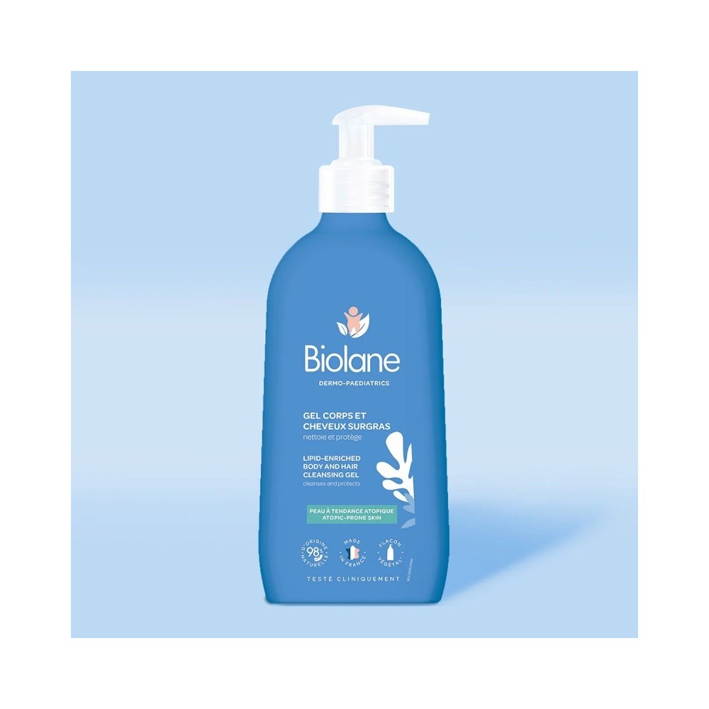 Biolane Gel Surgras Cheveux et Corps 350ml | BigPara Tunisie