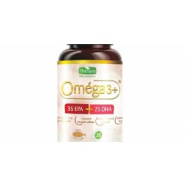 THERAPIA OMEGA3+  Oméga-3 concentrés – 35 EPA + 25 DHA Boîte de 30 capsules molles | BigPara Tunisie