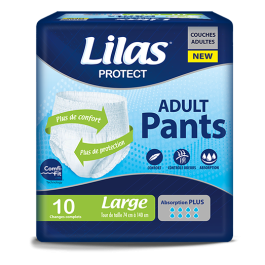 LILAS PROTECT PANTS ADULTES LARGE (74 cm à 140 cm) | BigPara Tunisie