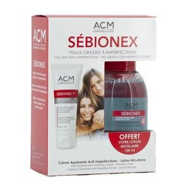 acm sébionex créme apaisante anti-imperfections+lotion micellaire offert