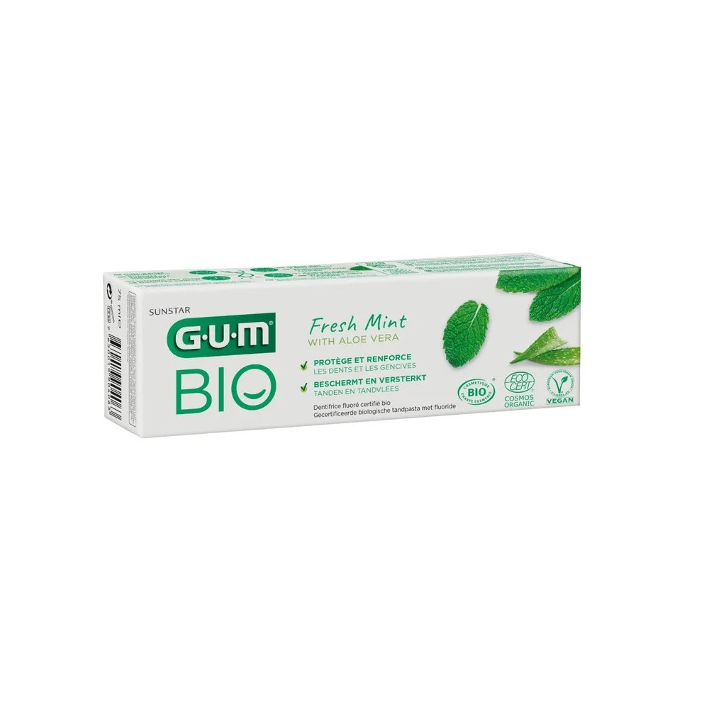 GUM DENTIF BIO FRESH MINT+ALOE VERA 75ML | BigPara Tunisie