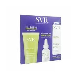 SVR COFFRET SEBIA GEL MOUSSANT + AMPOULE AZ + CREME SPF50+