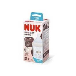 NUK BIB EN VERRE PERFECT MATCH 120ML