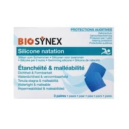 BIOSYNEX SILICONE NATATION ADULTE 3 PAIRES | BigPara Tunisie