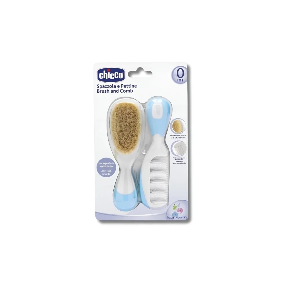 CHICCO PACK BROSSE + PEIGNE (0mois+) | BigPara Tunisie