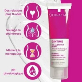 DERMACARE GINTIME Gel Lubrifiant Intime 50ml | BigPara Tunisie