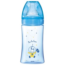 DODIE Biberon Bleu Anti-Colique – Tétine Ronde 3 Vitesses – 270ml (0-6 mois) | BigPara Tunisie