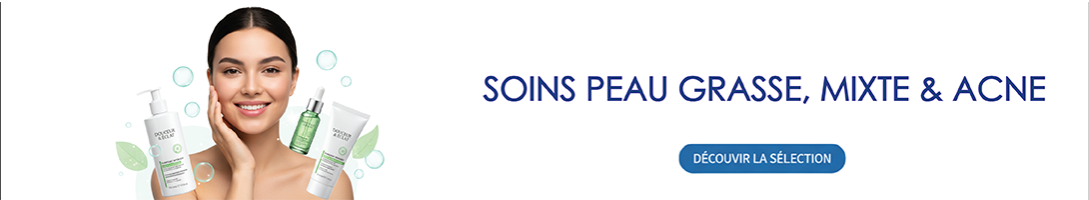 Soins peau grasse, mixte et acné